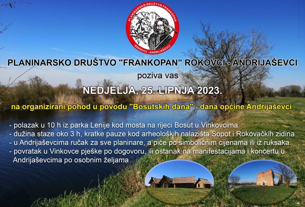 Pohod u povodu “Bosutskih dana” – dana općine Andrijaševci