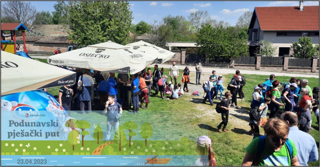 PD „Zanatlija“ iz Osijeka po 23. put održalo Podunavski pješački put