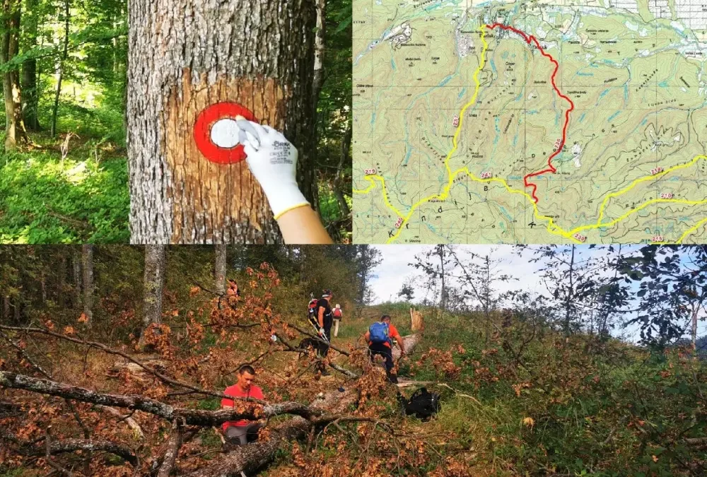 RADNA AKCIJA NA SLAVONSKOM PLANINARSKOM PUTU!