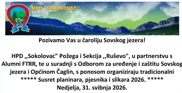 Pozivamo Vas u čaroliju Sovskog jezera!